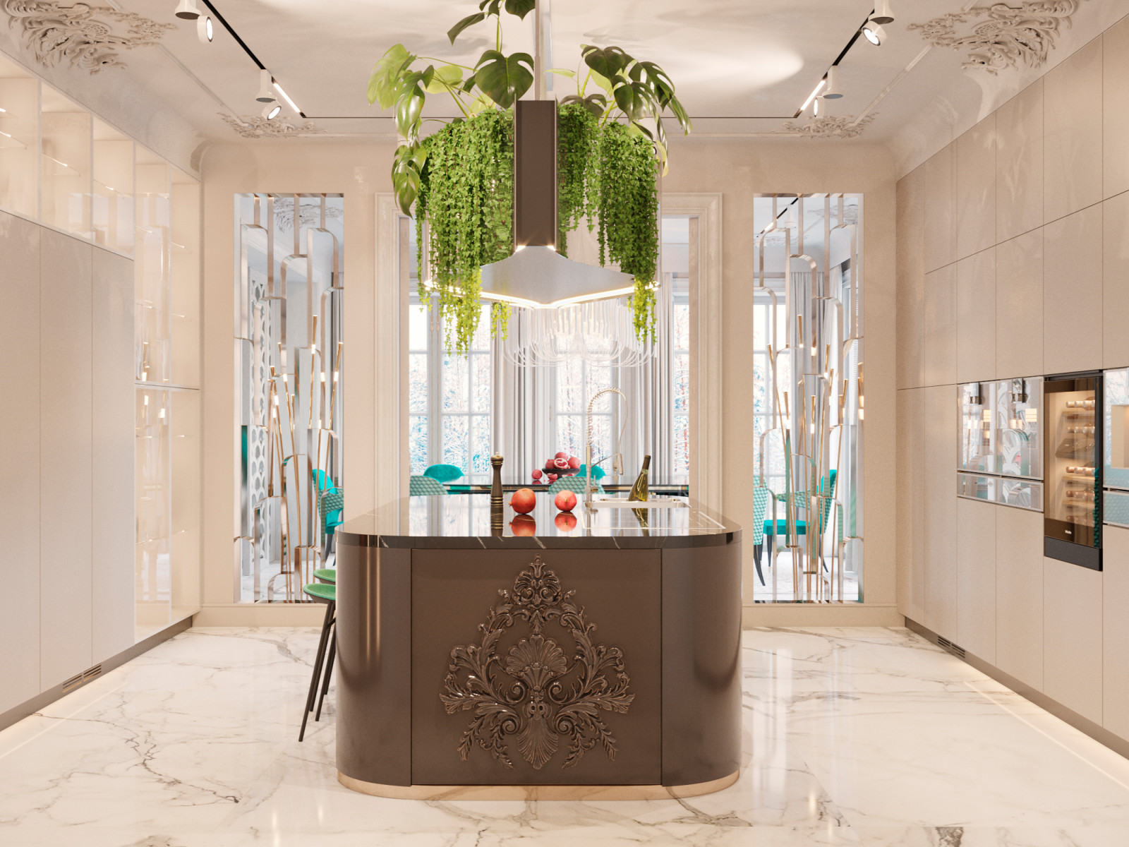 Проект элитного дома. Коттеджный поселок "Резиденции Бенилюкс" в Подмосковье.