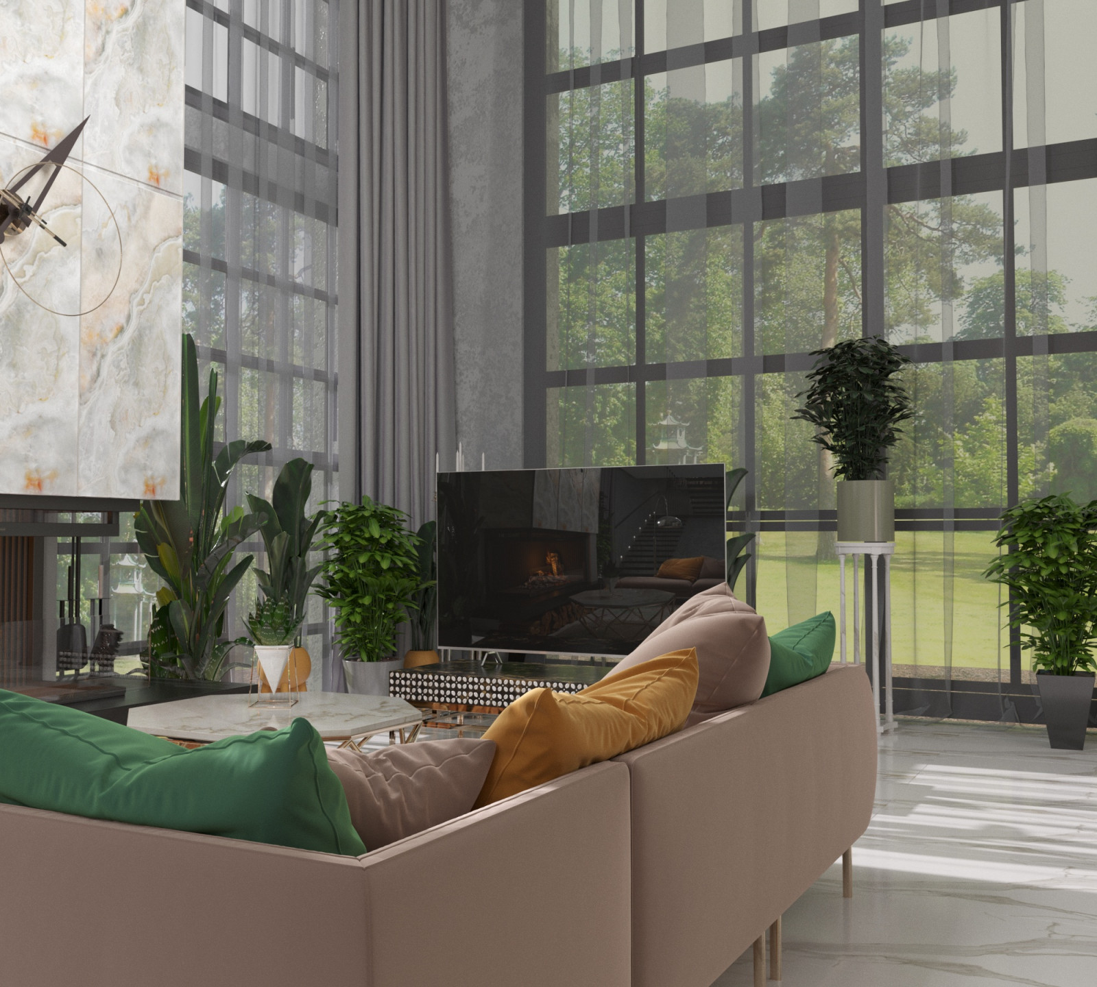 Contemporary two level cottage