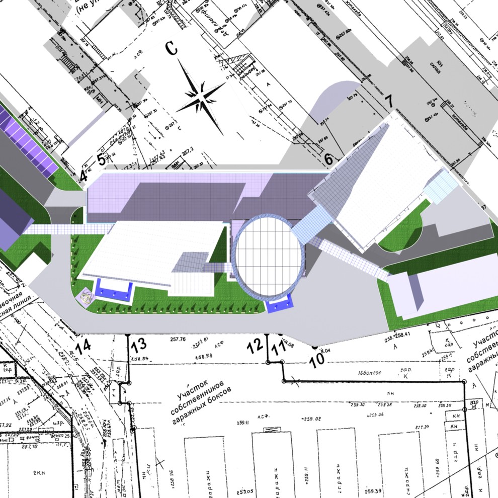 Эскизный проект офисного здания в г. Екатеринбурге