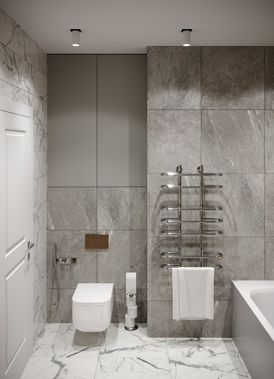 Дизайн интерьера 2комнатной квартиры 75 м2