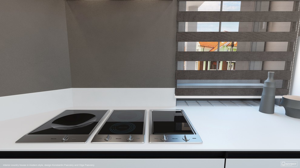 Кухня в загородном доме