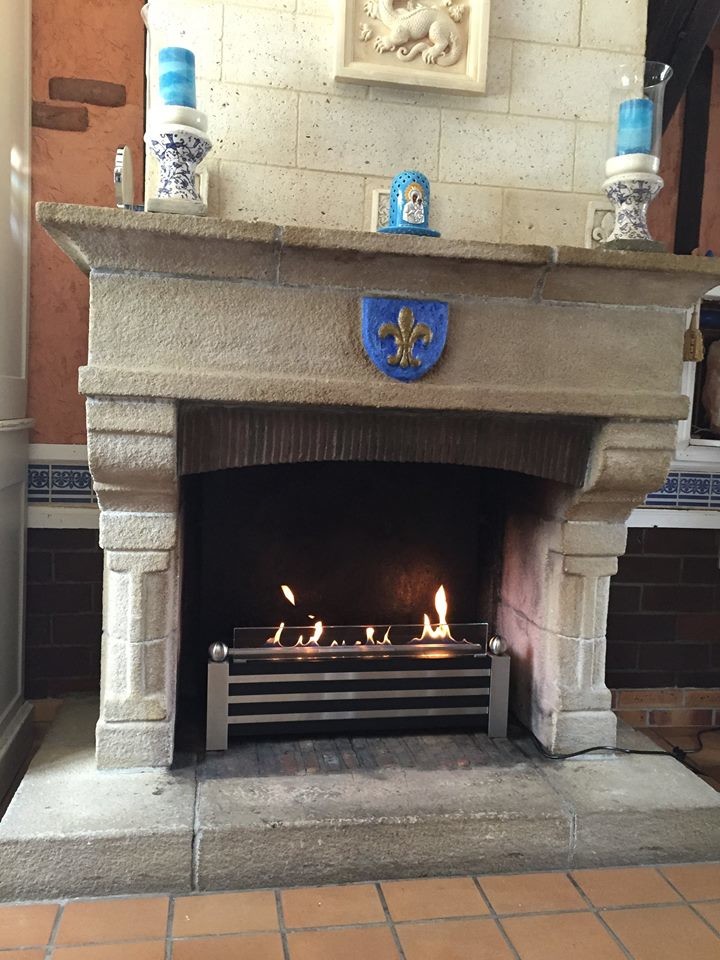 Обложка проекта: Традиционный, каменный портал с автоматическим биокамином!