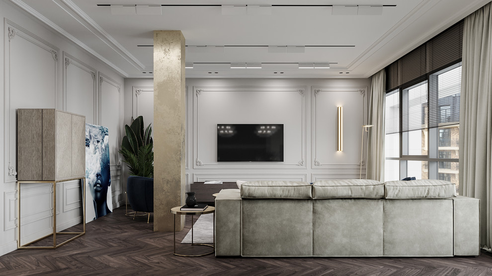 Дизайн трёхкомнатной квартиры в ЖК "Дом на Грота" | Санкт-Петербург | Россия |