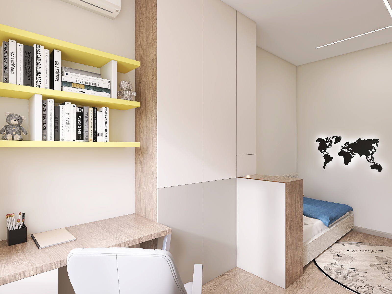 Трехкомнатная квартира в современном стиле ЖК Хвоя