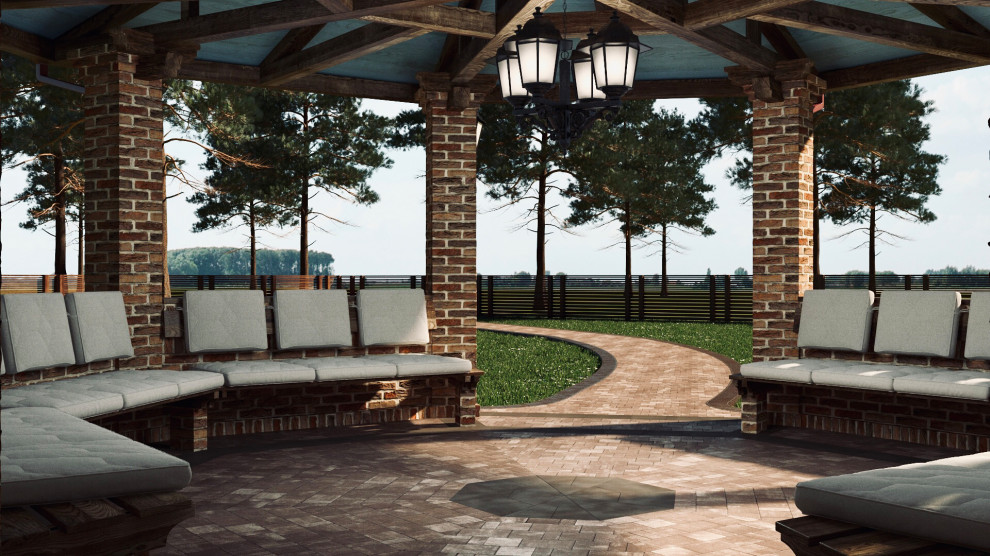 Landscape design of the territory (Moscow region 2022)