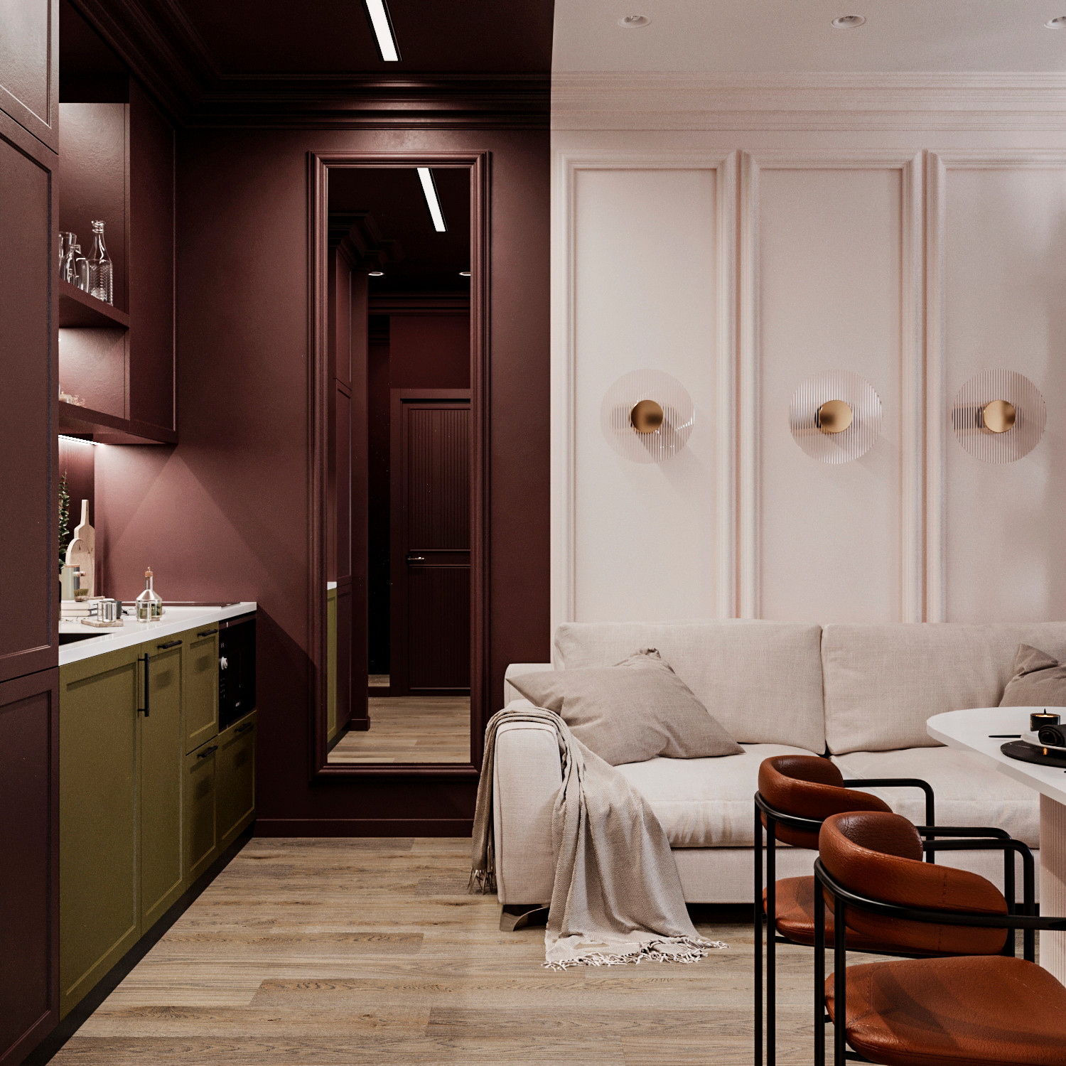 Яркая студия для сдачи в аренду