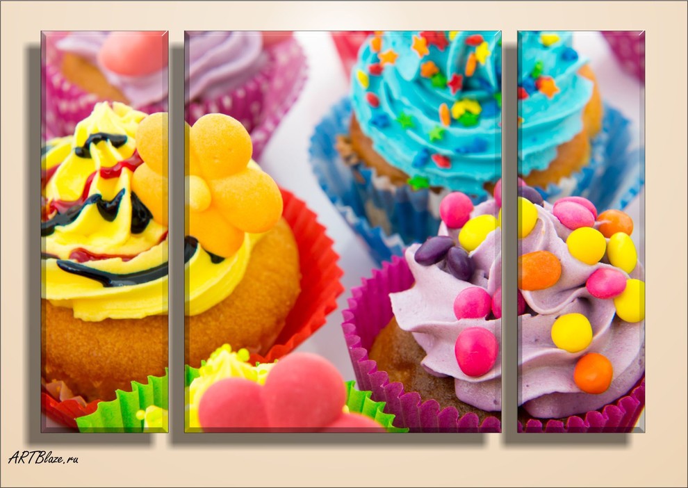 Модульные картины для кухни