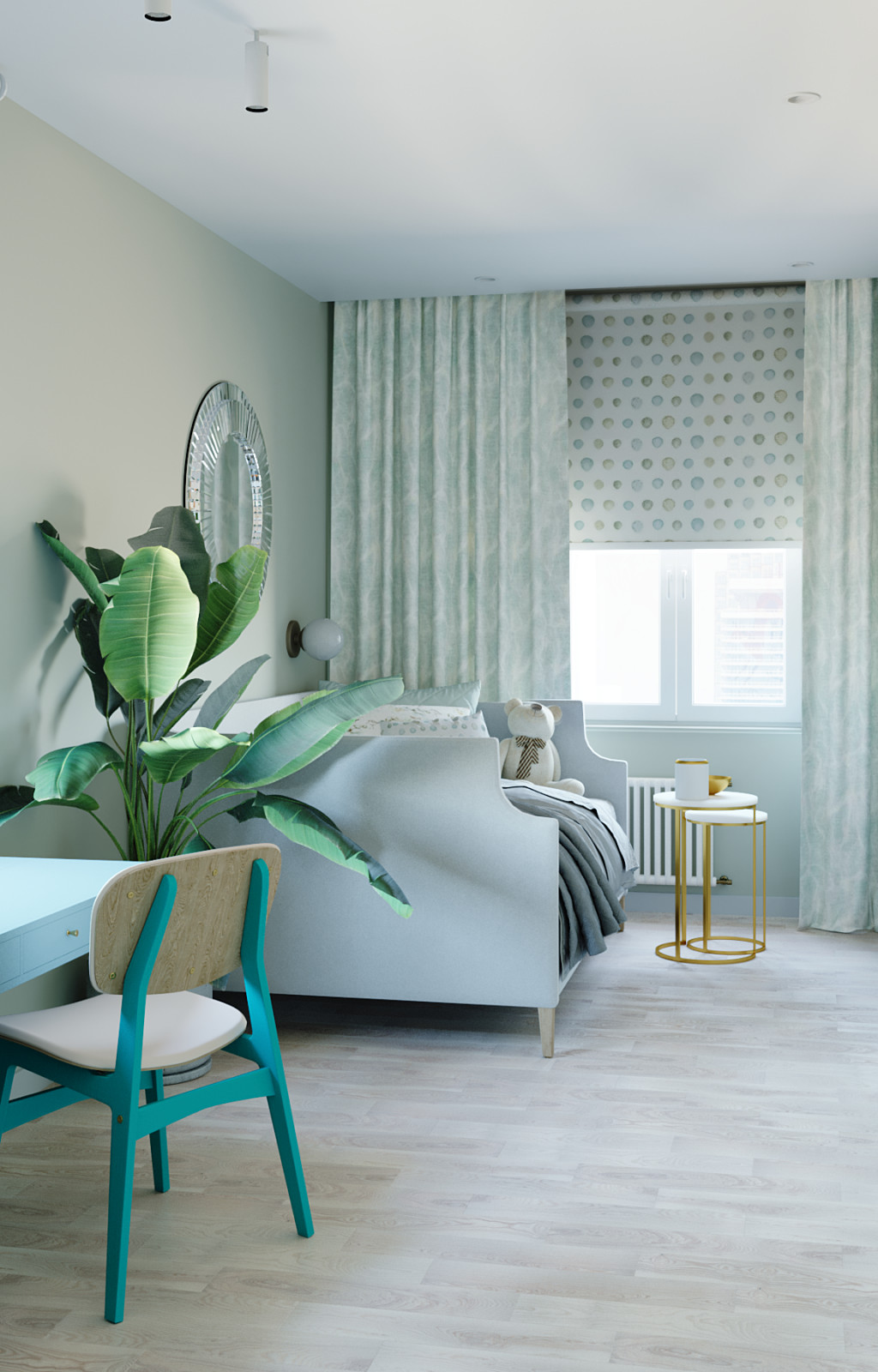 Трехкомнатная квартира в спокойных тонах