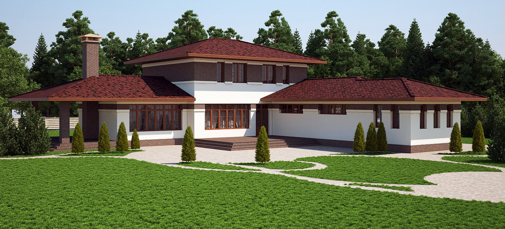 Обложка проекта: Угловой дом