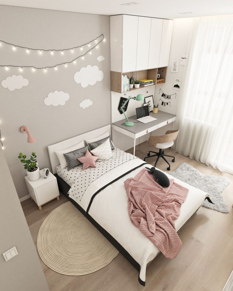 Интерьер квартиры 70 кв.м. для семьи с двумя детьми