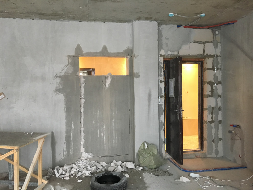 Перепланировка 51,8 м2 - евродвушка из однокомнатной