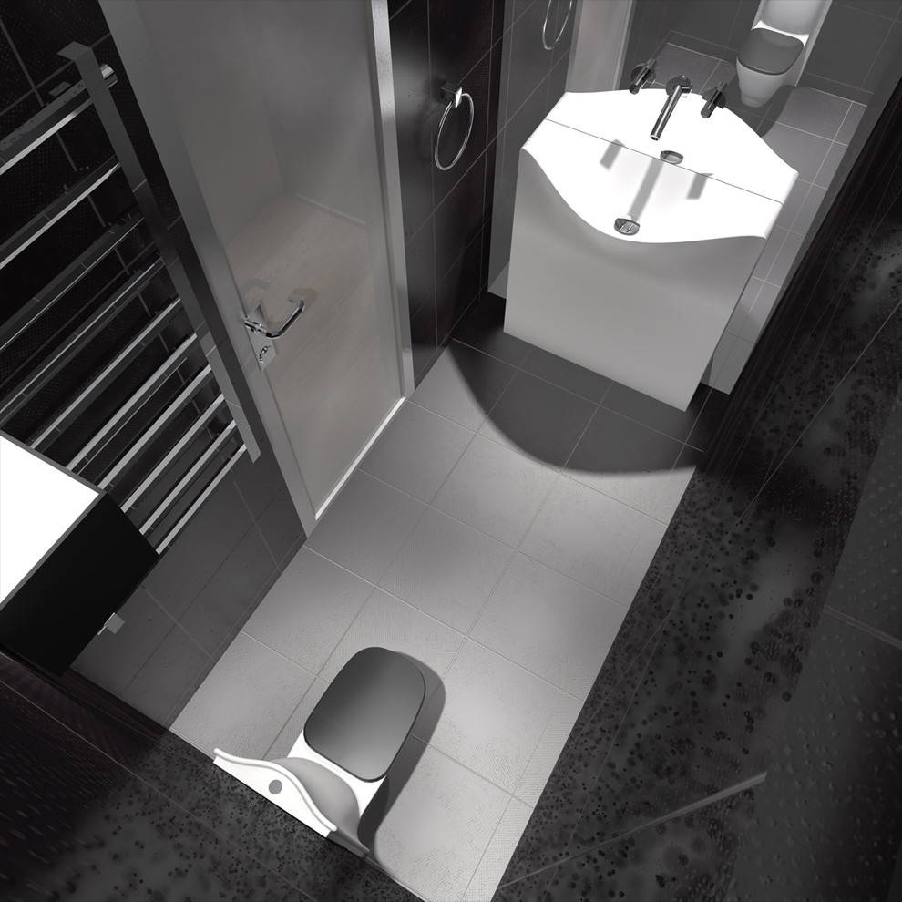 Дом из четырех 40-ft HC морских контейнеров. Интерьер