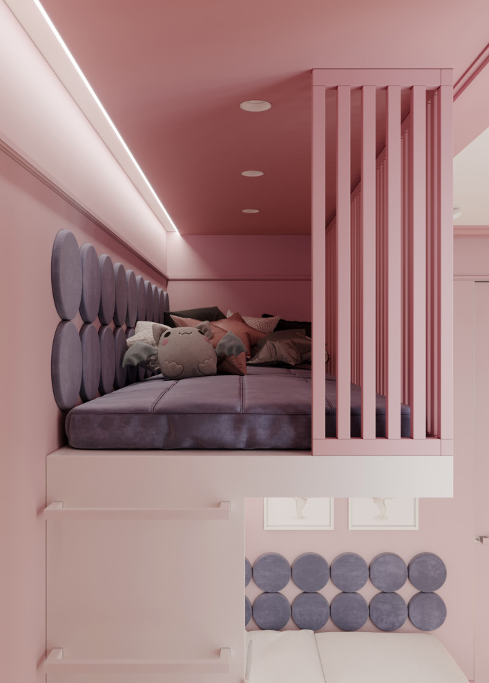 Обложка проекта: Чернично-розовая детская