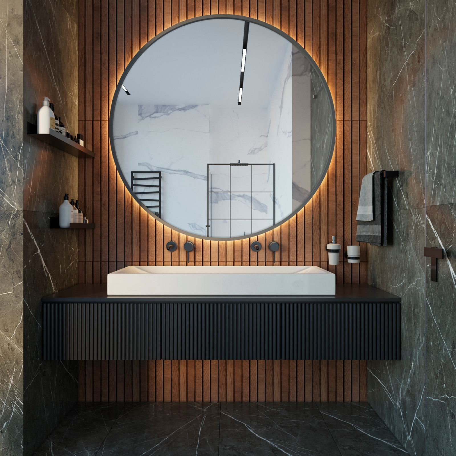 Дизайн квартиры в "Neva tower" Москва-Сити