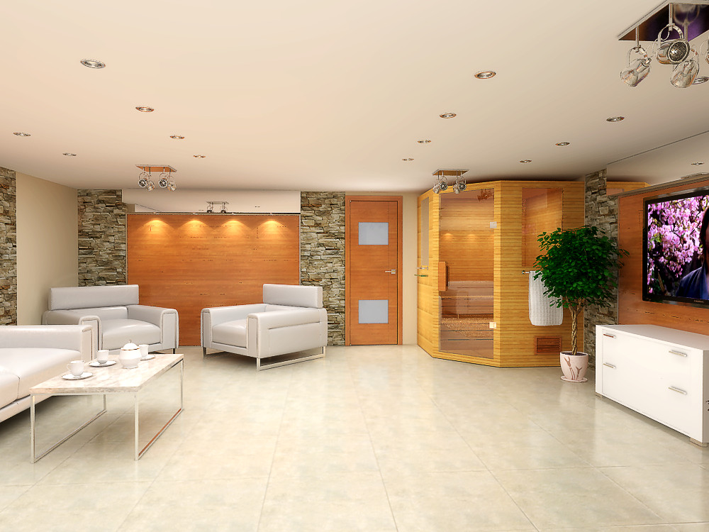 Зона отдыха и спа в поселке Тиммолово в Ленинградской области.