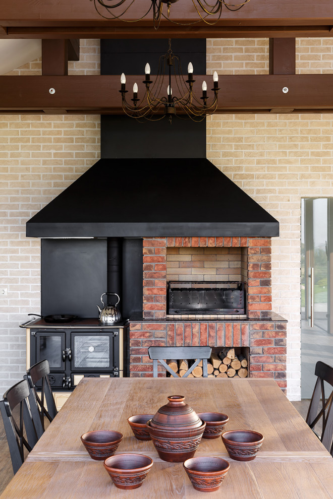 Домик-веранда с барбекю