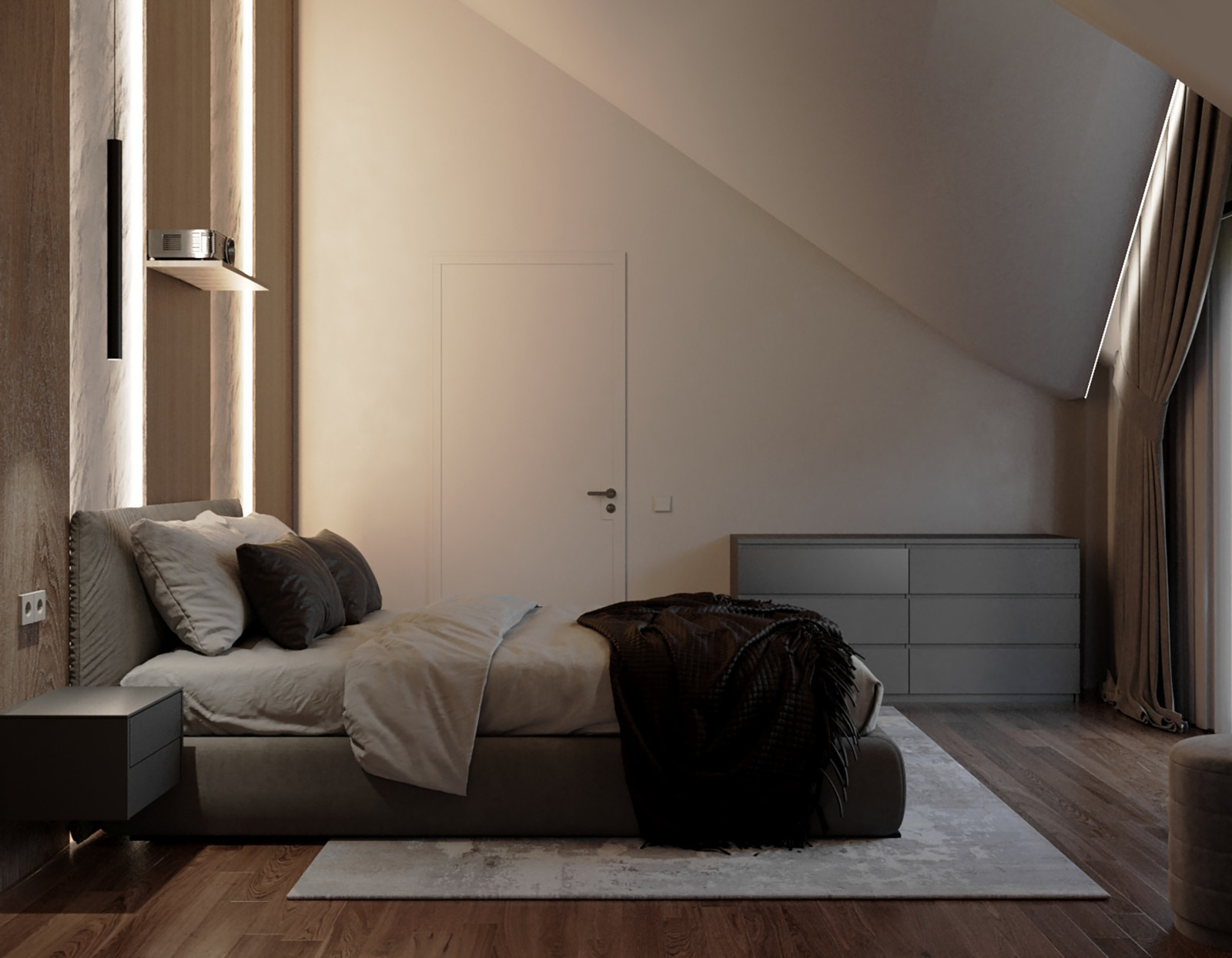 Обложка проекта: Дизайн интерьера дома (270 м2) в стиле минимализм с элемент