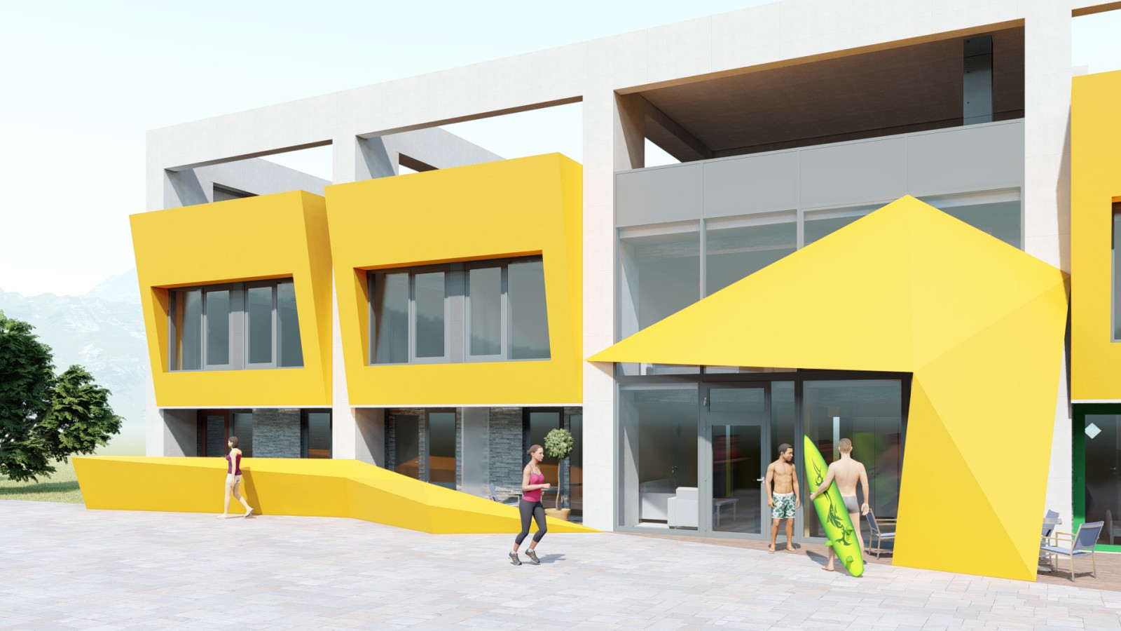 Концепция реконструкции гостиницы в Хостинском районе города Сочи