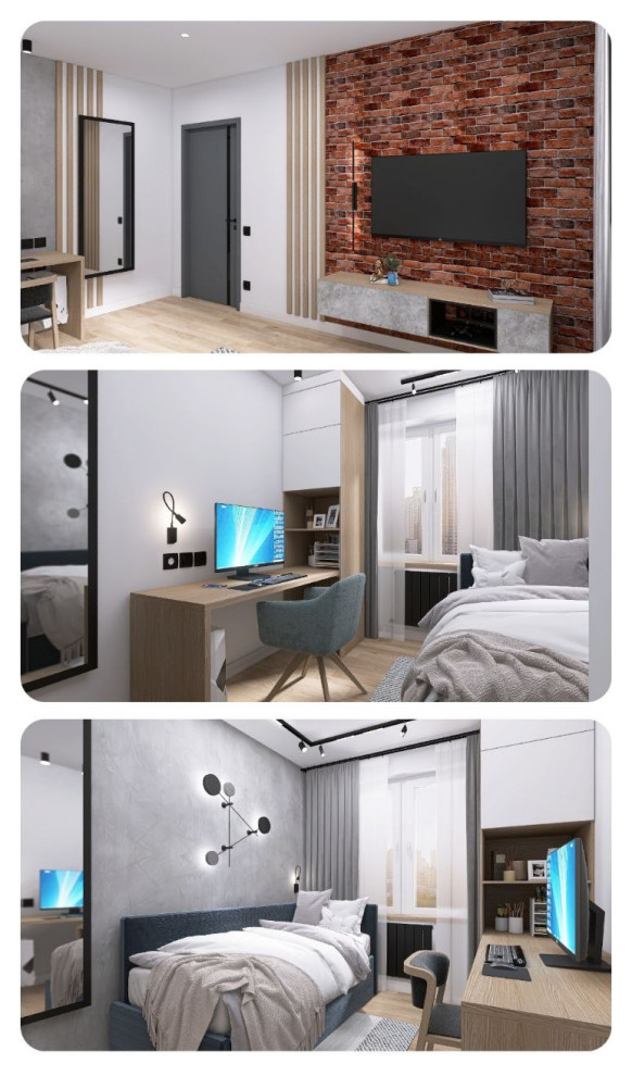 Квартира в стиле лофт