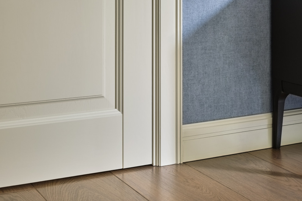 Кантри Ral 1013 в интерьере дома