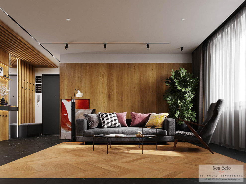 Дизайн квартиры для адвоката 54 м2, ул. Люсиновская, г. Москва