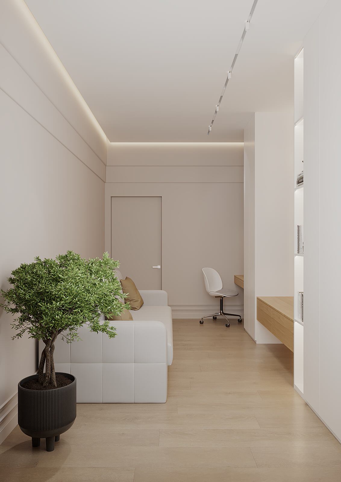 Дизайн-проект квартиры 62 м² в ЖК "Ожогино" | Тюмень