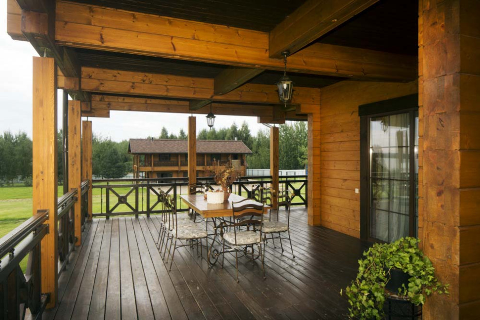 Дом из клееного бруса на р.Волге