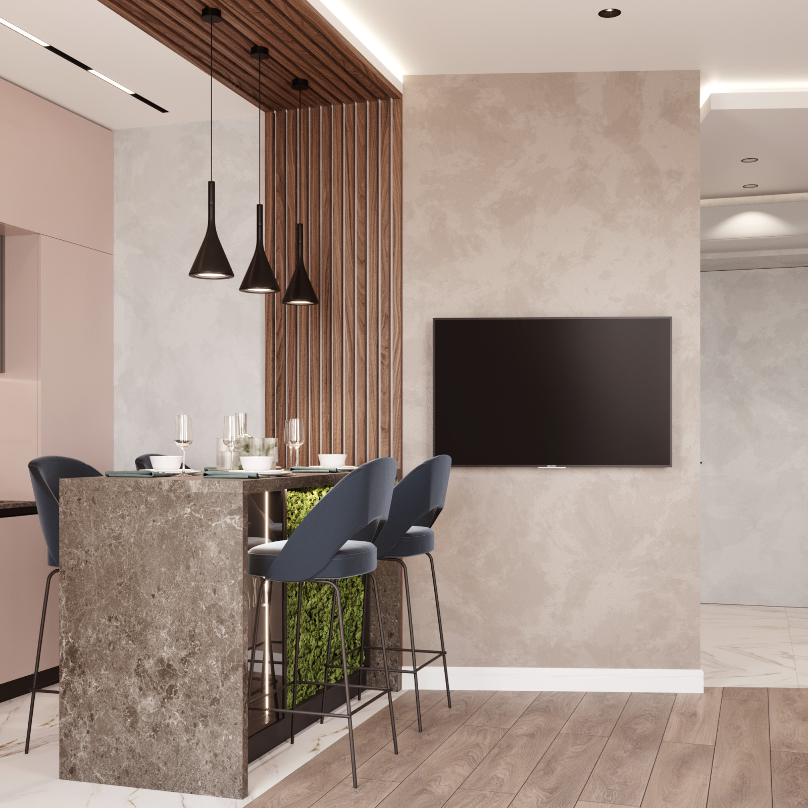 Дизайн интерьера в ЖК Wellton Towers