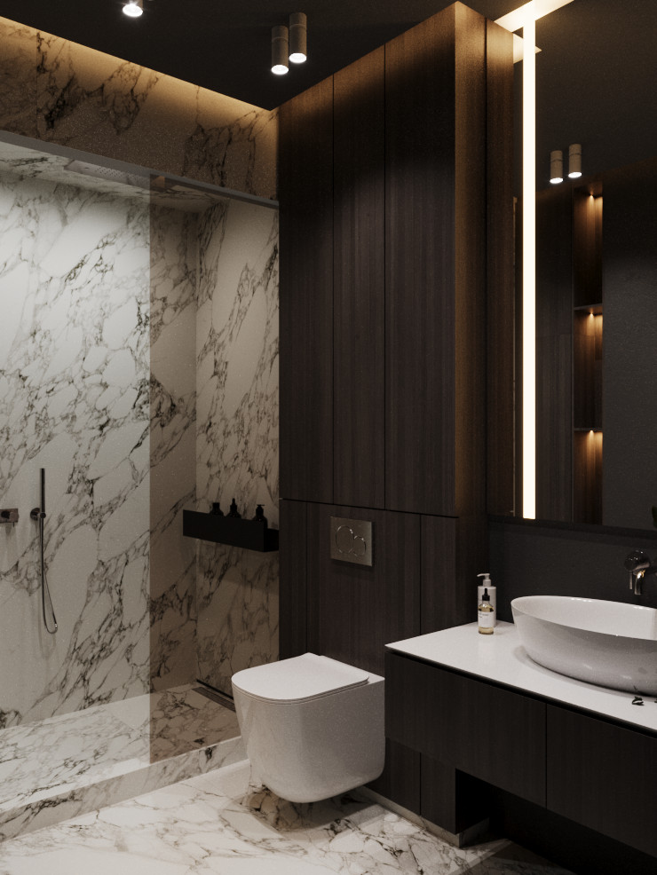 Интерьер современной квартиры в неоклассике