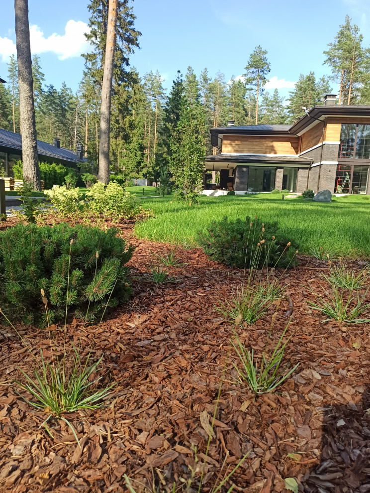 Обложка проекта: Ландшафт для дома в стиле Райта