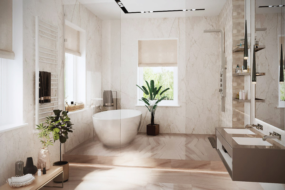 Санузел в загородном доме