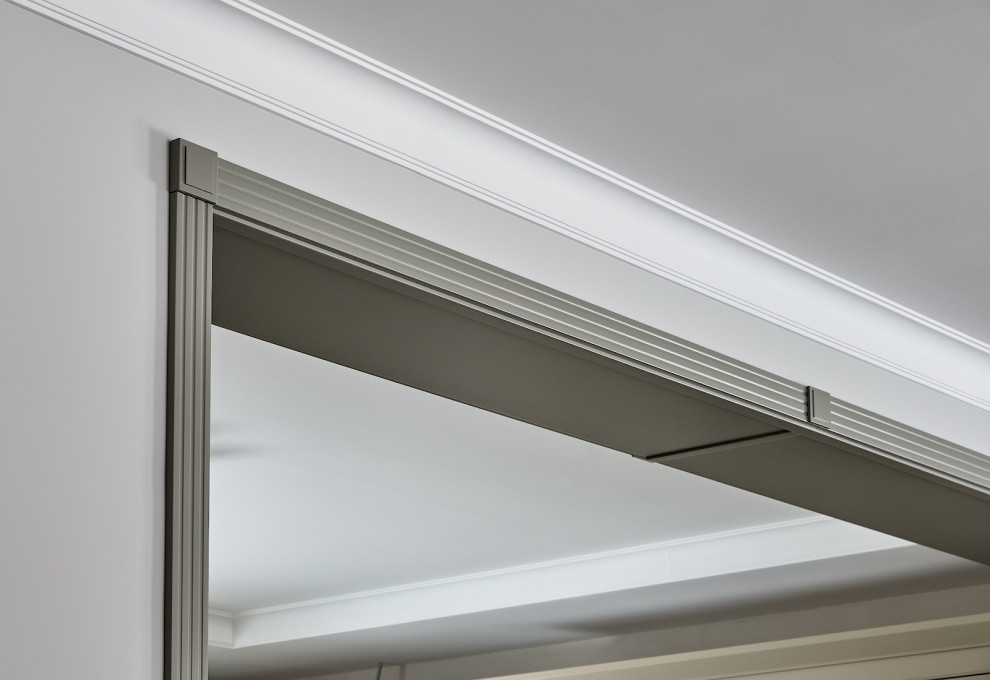 Кантри Ral 7030 в интерьере дома