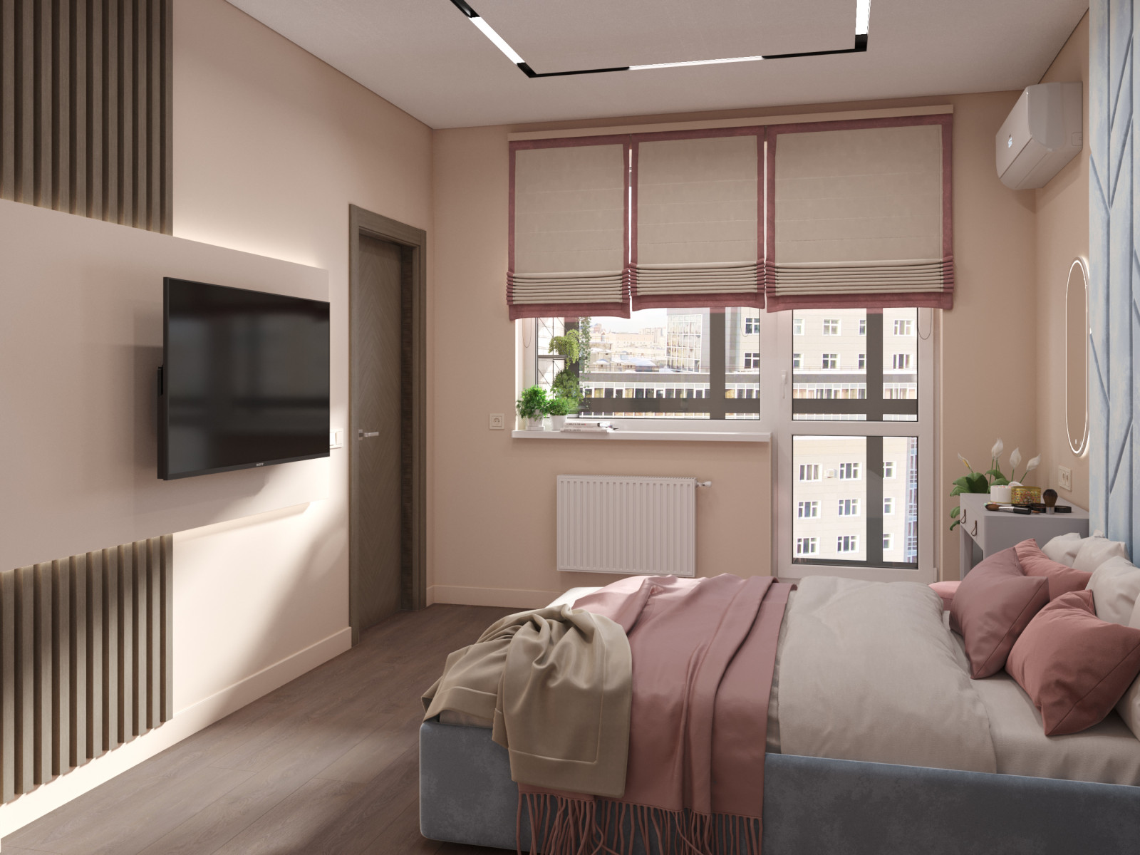 Визуализация спальни