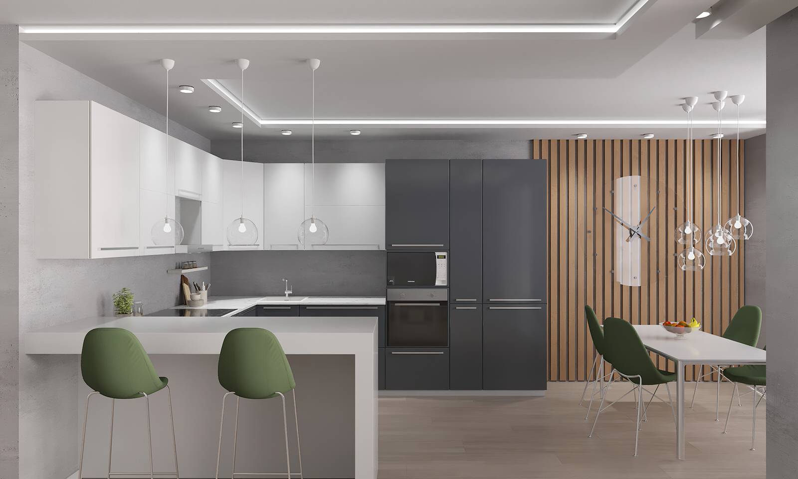 квартира 115м.кв. в современном стиле