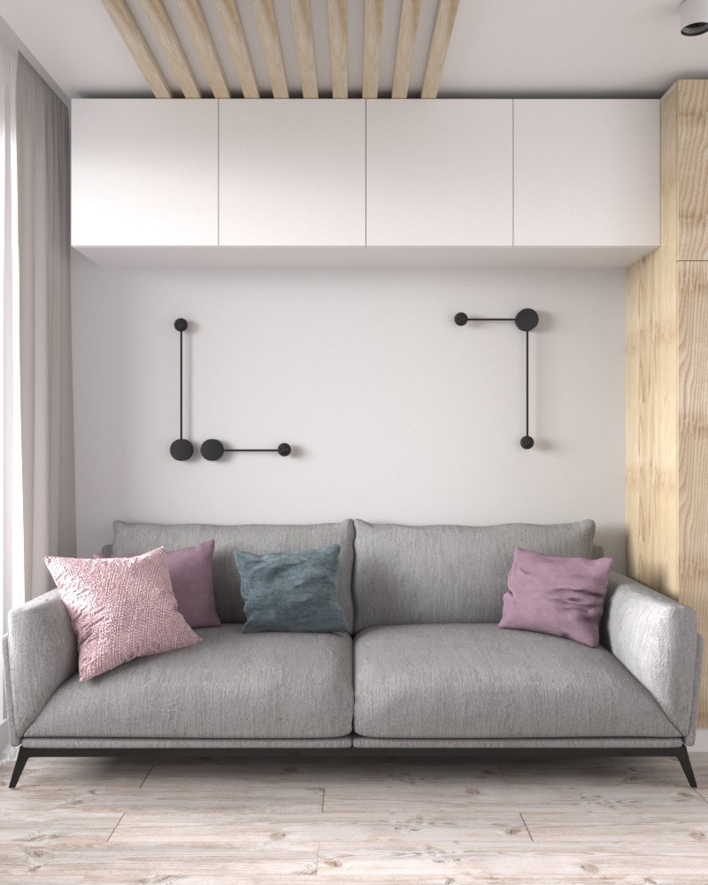 Современная кухня-гостиная