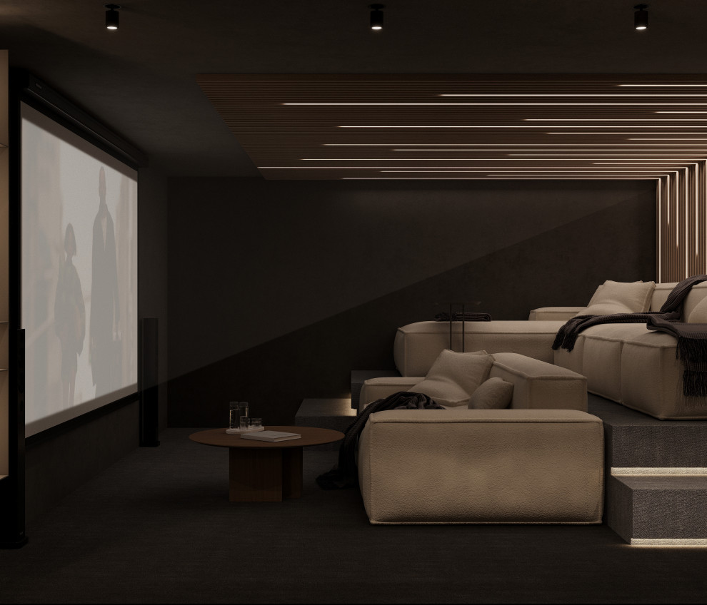 Цокольный этаж дома Тихая роскошь