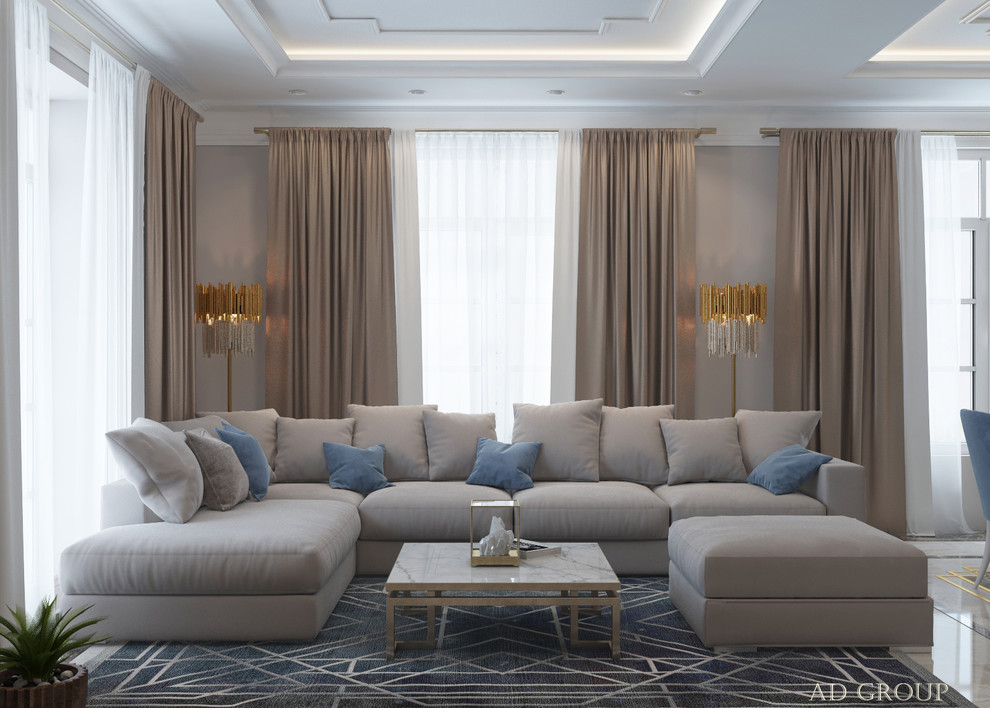 Загородный дом в стиле современная классика