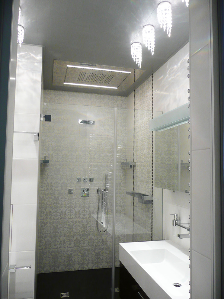 Квартира в современном стиле с элементами ар-деко в Москве