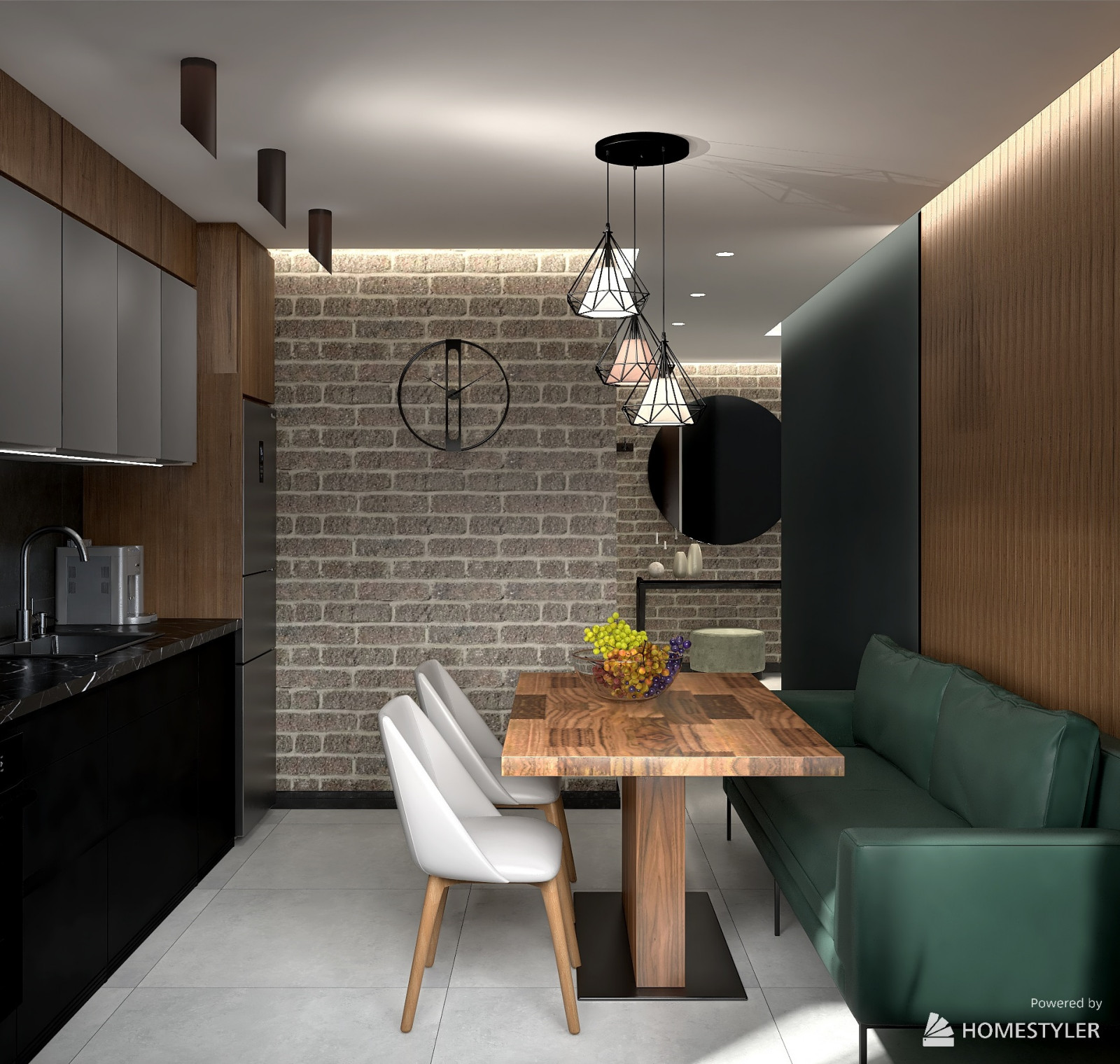 Проект трехкомнатной квартиры