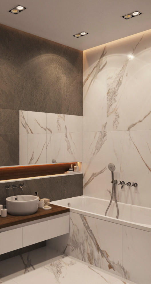 Дизайн-проект квартиры в современном стиле 90 м.кв г. Москва