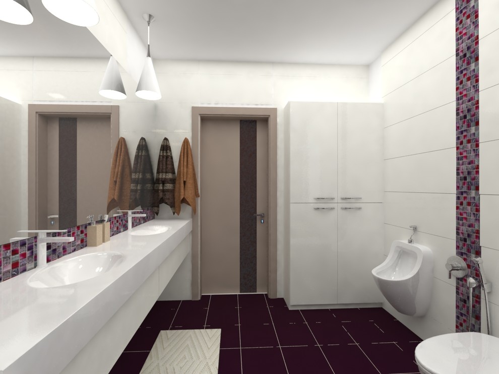 Две ванной комнаты в коттедже