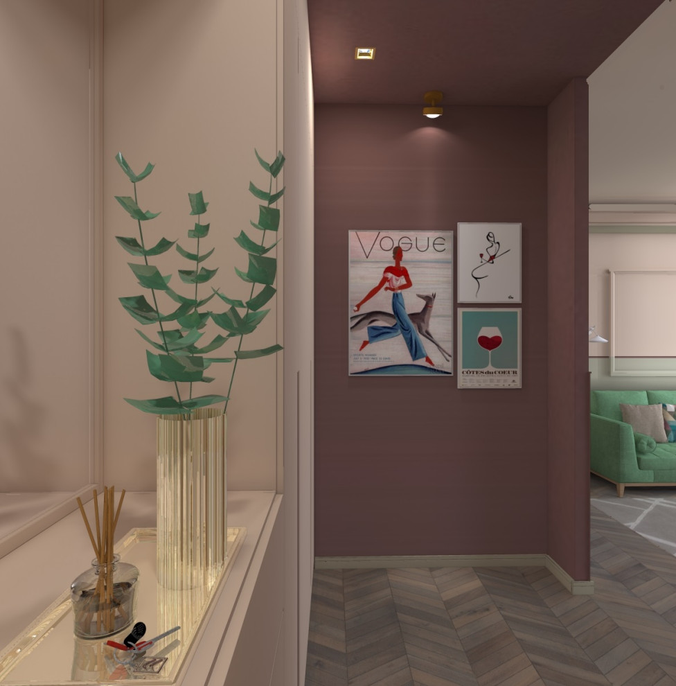 Обложка проекта: Однокомнатная квартира  для молодой пары без детей 41 кв.м.