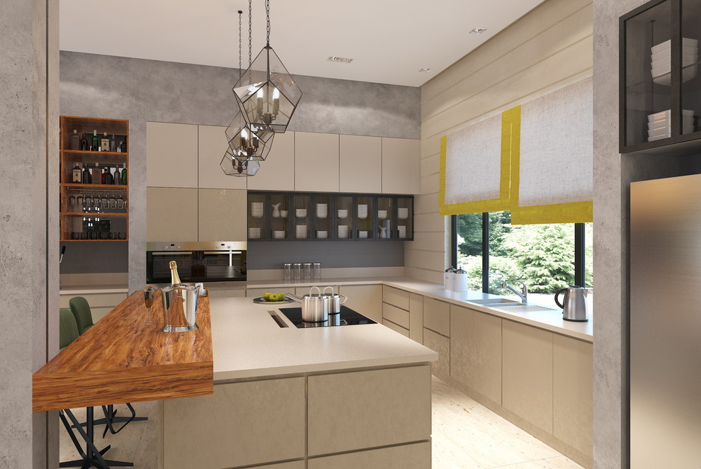 Дом из клееного бруса 500 кв