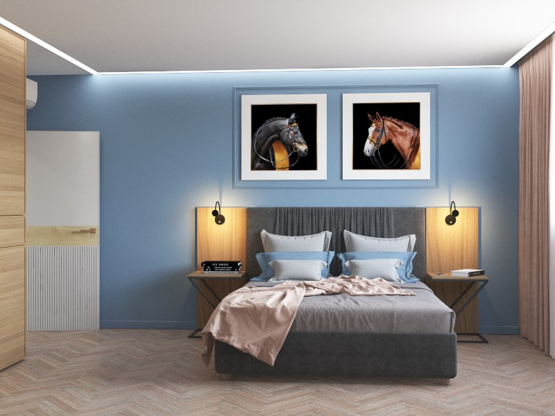 Проект квартиры 43 м2 для сдачи в аренду