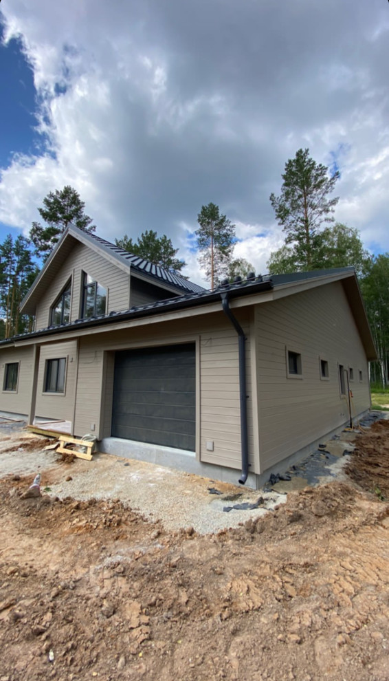 Каркасный 2х этажный дом