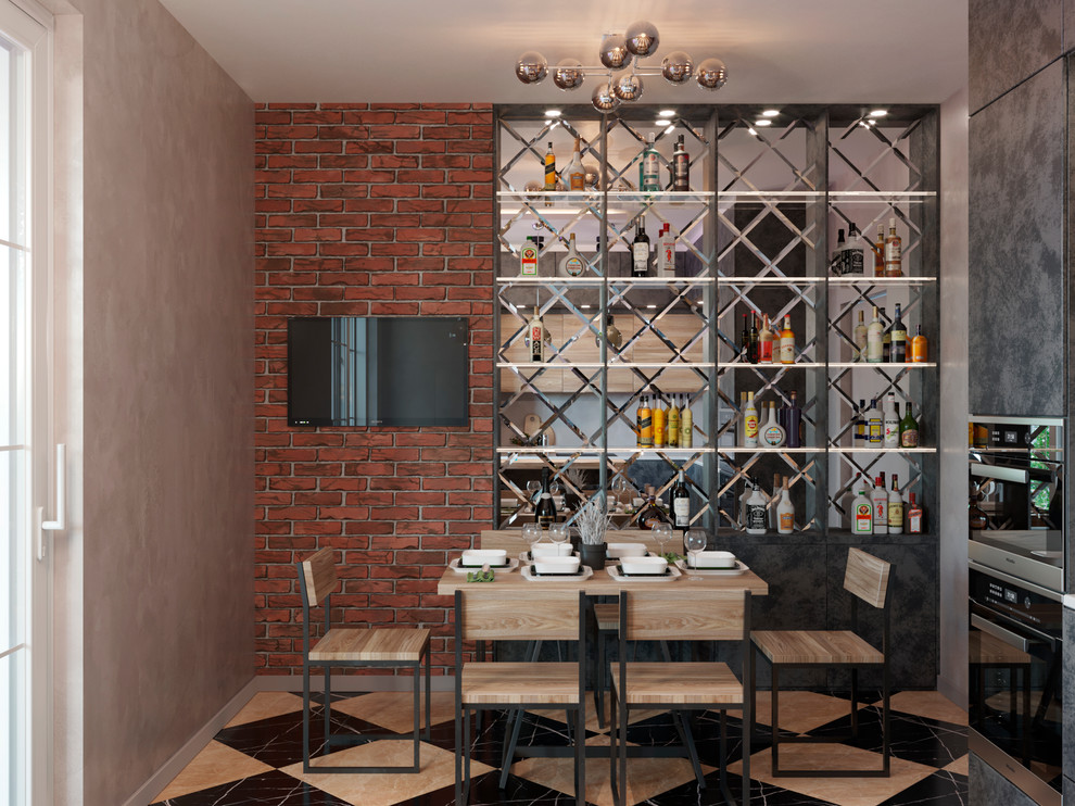 Двухэтажный дом в стиле лофт