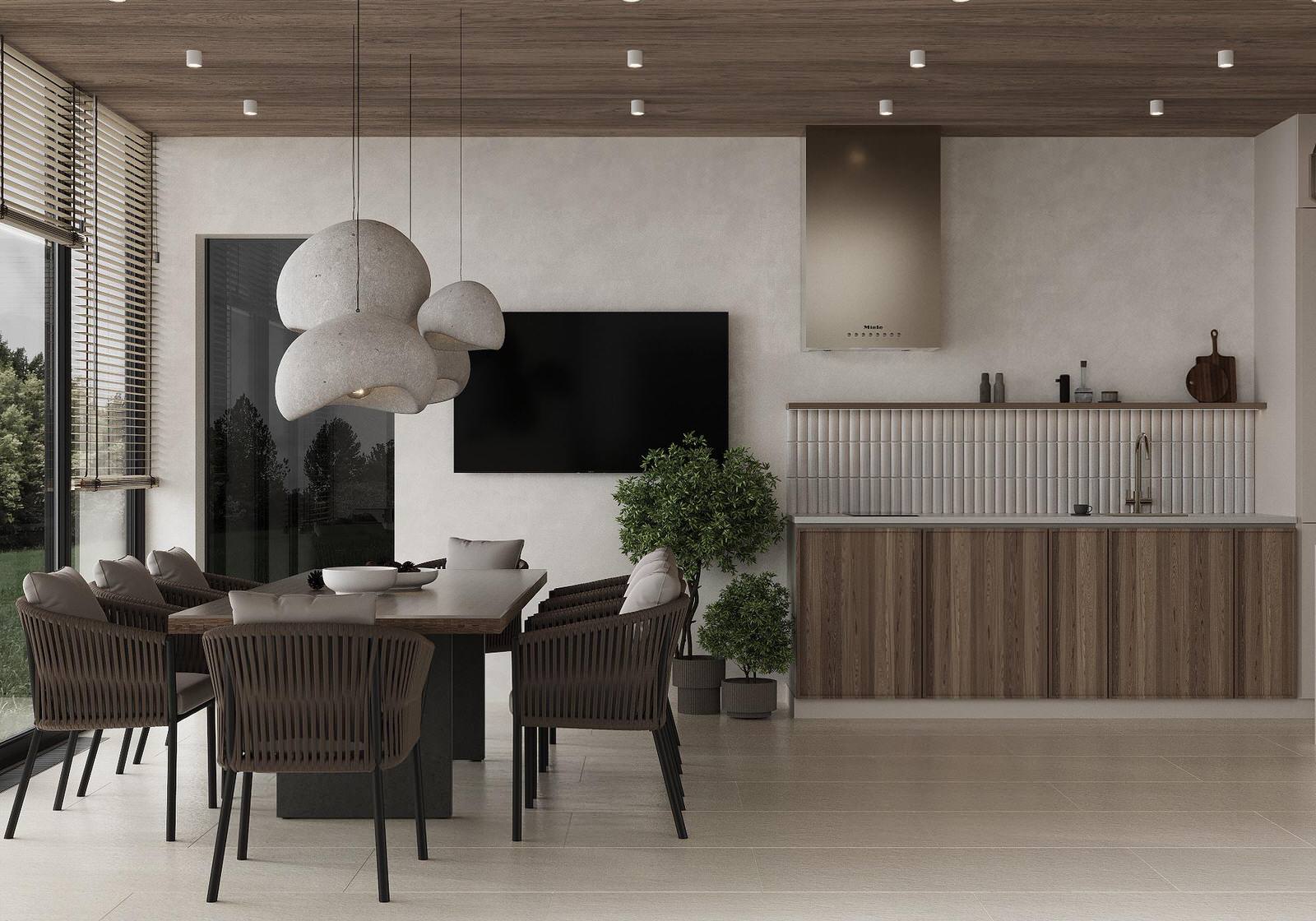 Дом в стиле джапанди в Казани