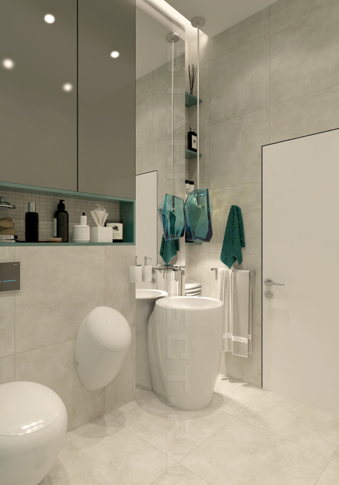 Краски лета(гостевой санузел)