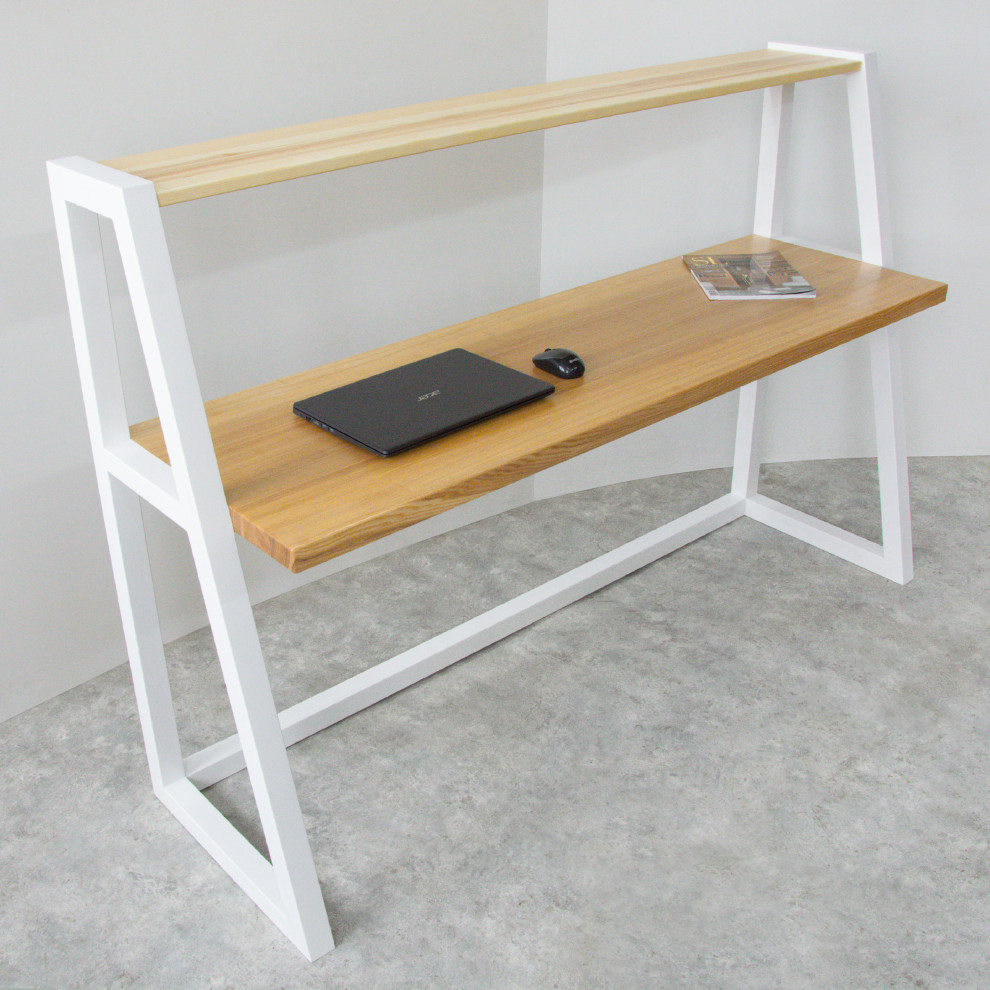 Обложка проекта: Письменный стол из массива дерева сканди купить заказать в москве с доставкой рф