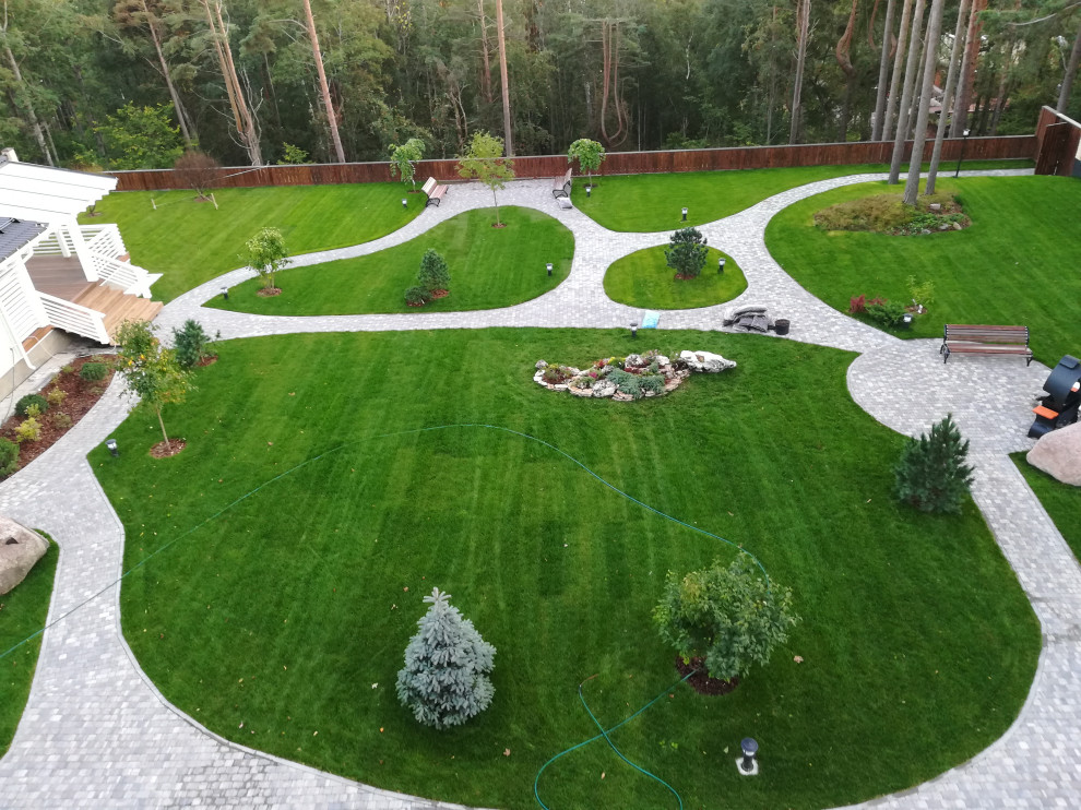 Обложка проекта: Ландшафтный дизайн загородного участка